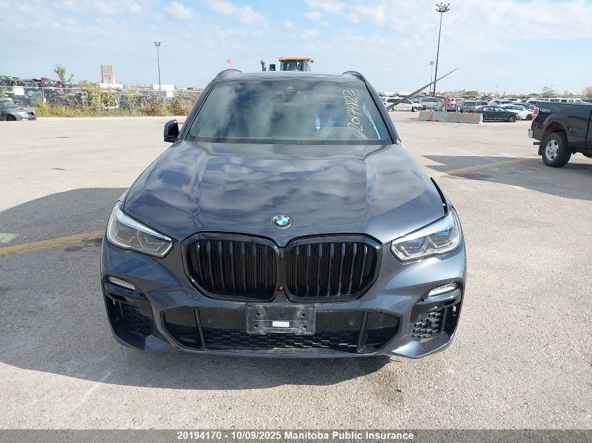 2021 BMW X5 40I VIN: 5UXCR6C01M9F49310 Lot: 20194170