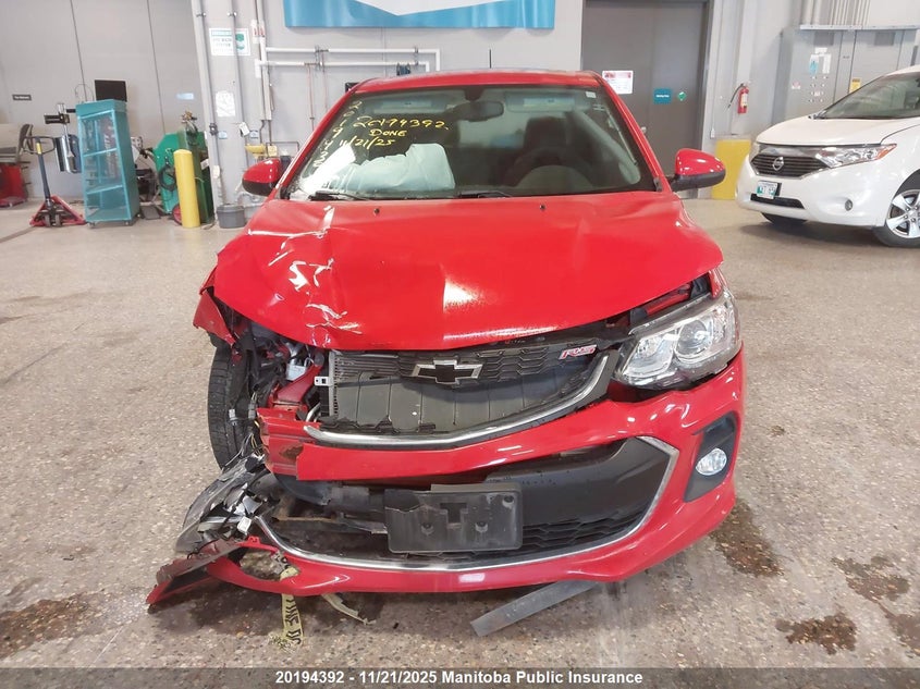 2018 Chevrolet Sonic Lt VIN: 1G1JD6SB8J4129567 Lot: 20194392