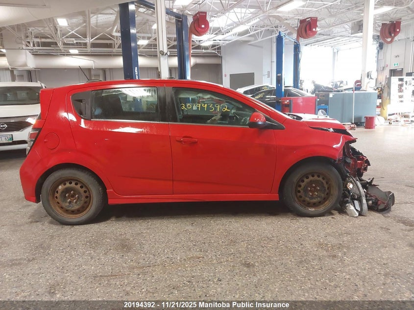 2018 Chevrolet Sonic Lt VIN: 1G1JD6SB8J4129567 Lot: 20194392