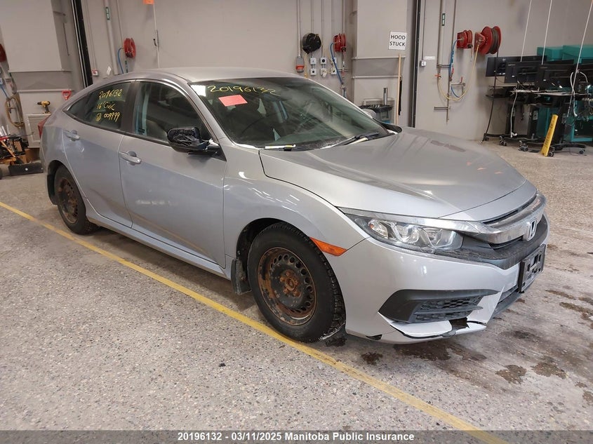 Vin: 2hgfc2f54gh009999, lot: 10206117, honda civic lx 20161