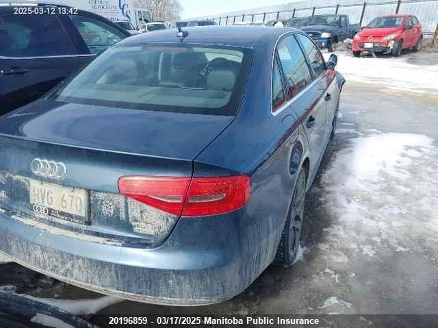 Vin: wauhfcflxfn021189, lot: 10206844, audi a4 2.0t quattro 20154