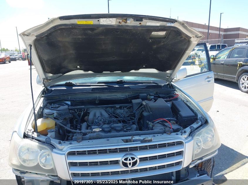 2003 Toyota Highlander Limited V6 VIN: JTEHF21A030134009 Lot: 20197305