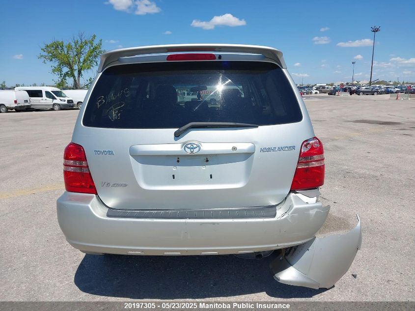 2003 Toyota Highlander Limited V6 VIN: JTEHF21A030134009 Lot: 20197305