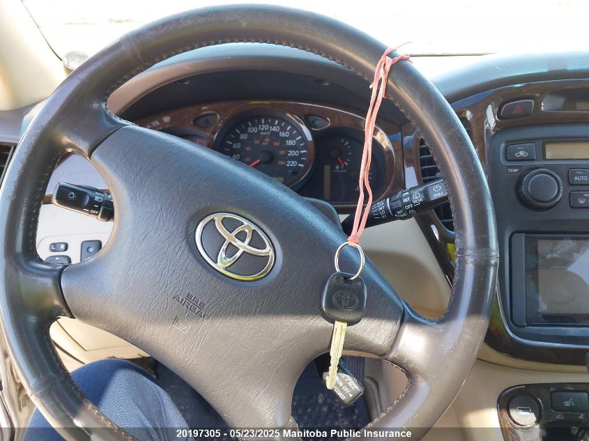 2003 Toyota Highlander Limited V6 VIN: JTEHF21A030134009 Lot: 20197305