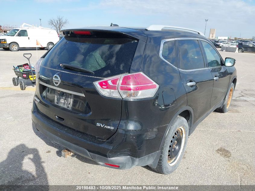 2016 Nissan Rogue S VIN: 5N1AT2MV1GC854304 Lot: 20198483