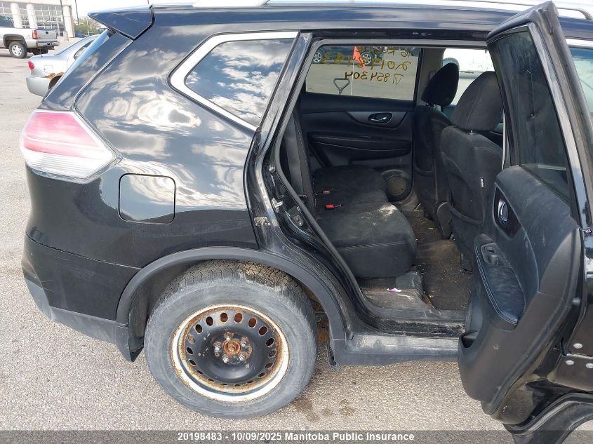 2016 Nissan Rogue S VIN: 5N1AT2MV1GC854304 Lot: 20198483