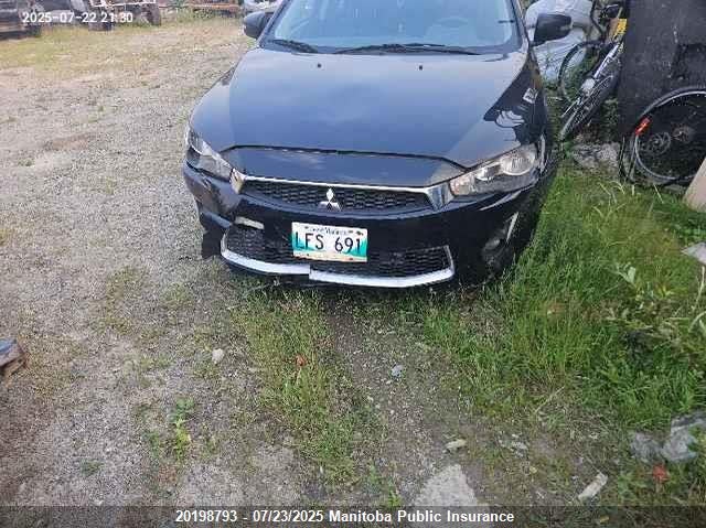 JA32U2FU5GU601473 2016 Mitsubishi Lancer Se auction photo 1