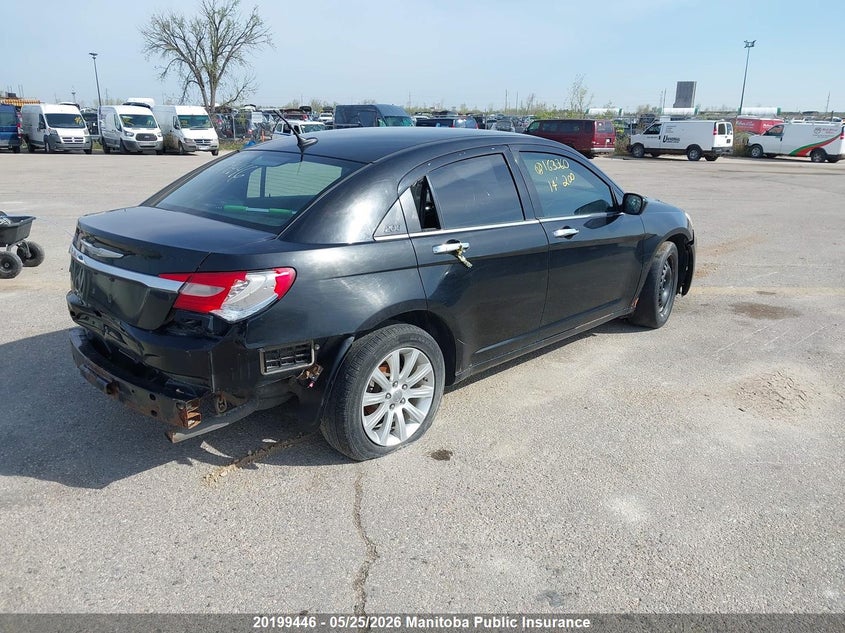 Vin: 1c3ccbbb2en163360, lot: 10209431, chrysler 200 touring 20144