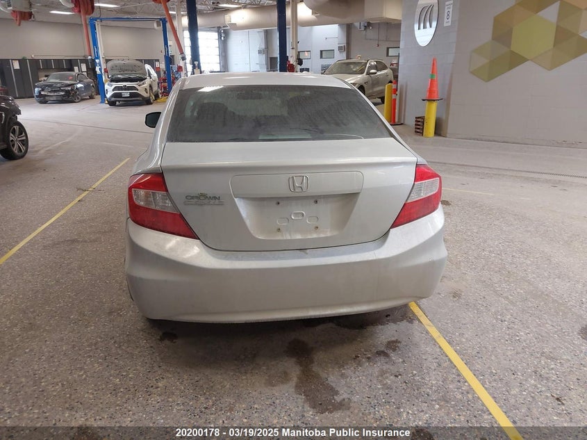 2012 Honda Civic Lx VIN: 2HGFB2F41CH104654 Lot: 20200178