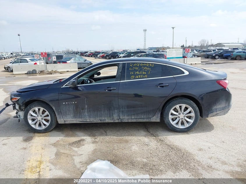 2022 Chevrolet Malibu Lt VIN: 1G1ZD5ST7NF168845 Lot: 20200221