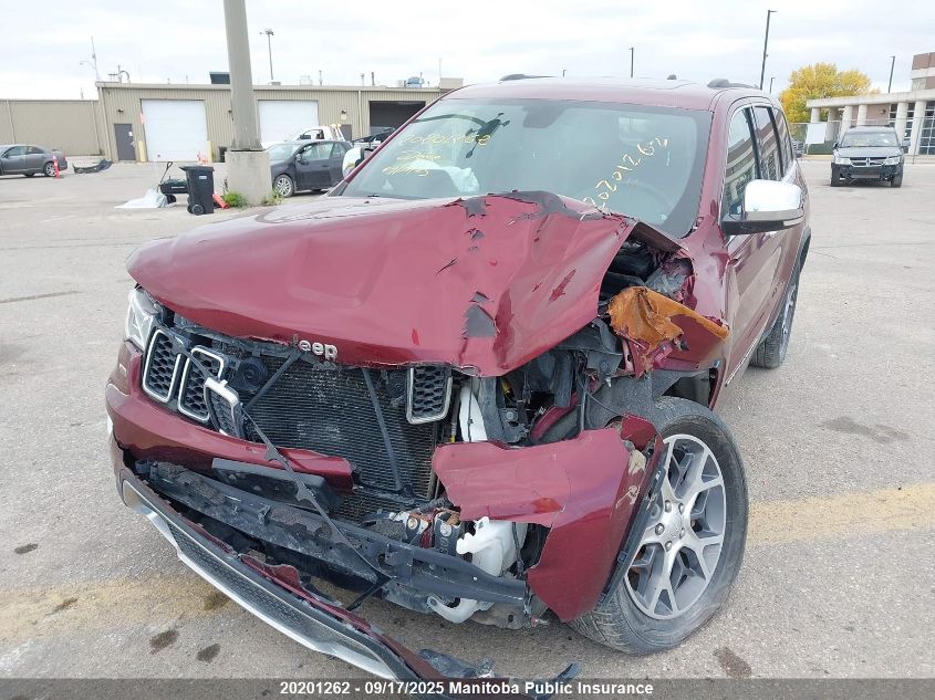 2020 Jeep Grand Cherokee Limited VIN: 1C4RJFBG1LC310324 Lot: 20201262