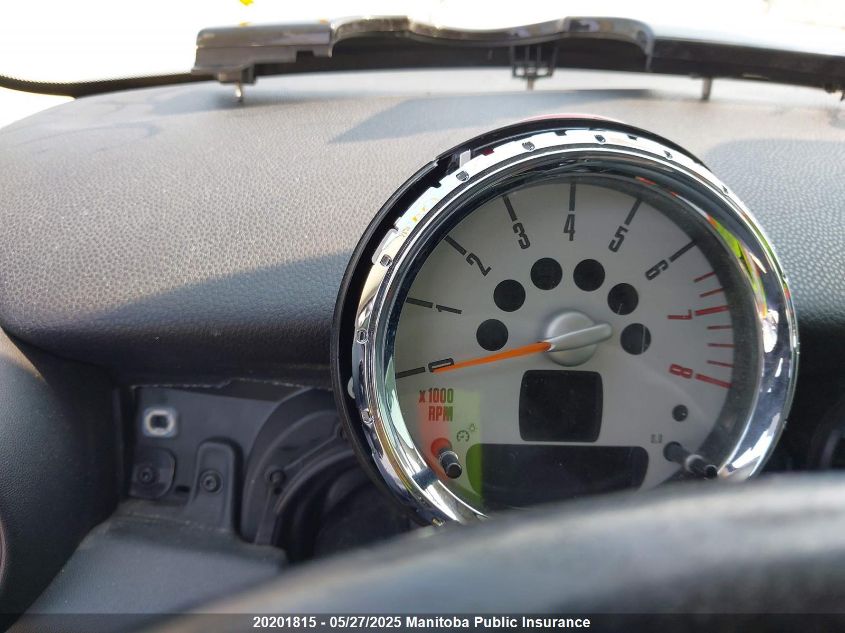 2011 Mini Cooper S VIN: WMWSV3C59BTY10020 Lot: 20201815