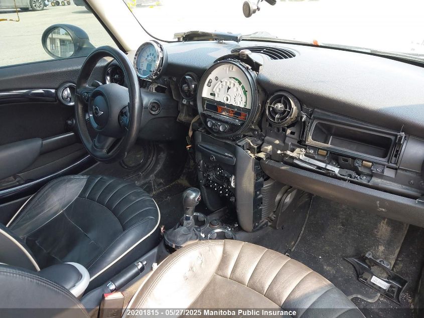 2011 Mini Cooper S VIN: WMWSV3C59BTY10020 Lot: 20201815