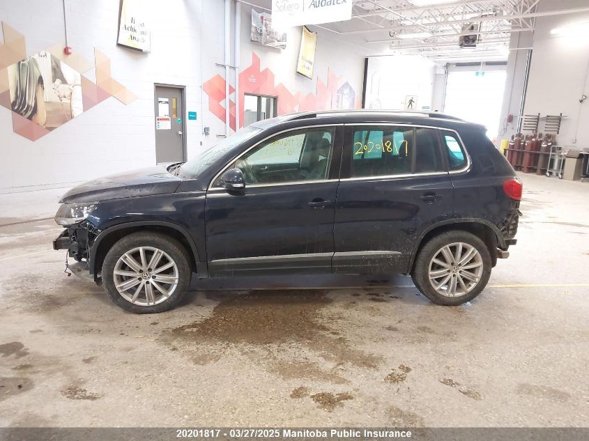2016 Volkswagen Tiguan 2.0 Tsi VIN: WVGJV7AX8GW568672 Lot: 20201817