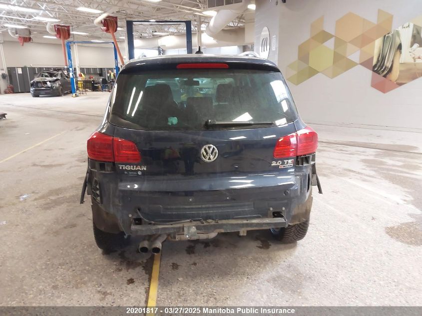 2016 Volkswagen Tiguan 2.0 Tsi VIN: WVGJV7AX8GW568672 Lot: 20201817