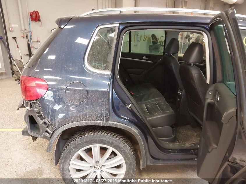 2016 Volkswagen Tiguan 2.0 Tsi VIN: WVGJV7AX8GW568672 Lot: 20201817