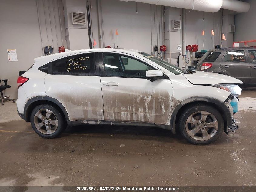 2016 Honda Hr-V Lx VIN: 3CZRU5H50GM102991 Lot: 20202867