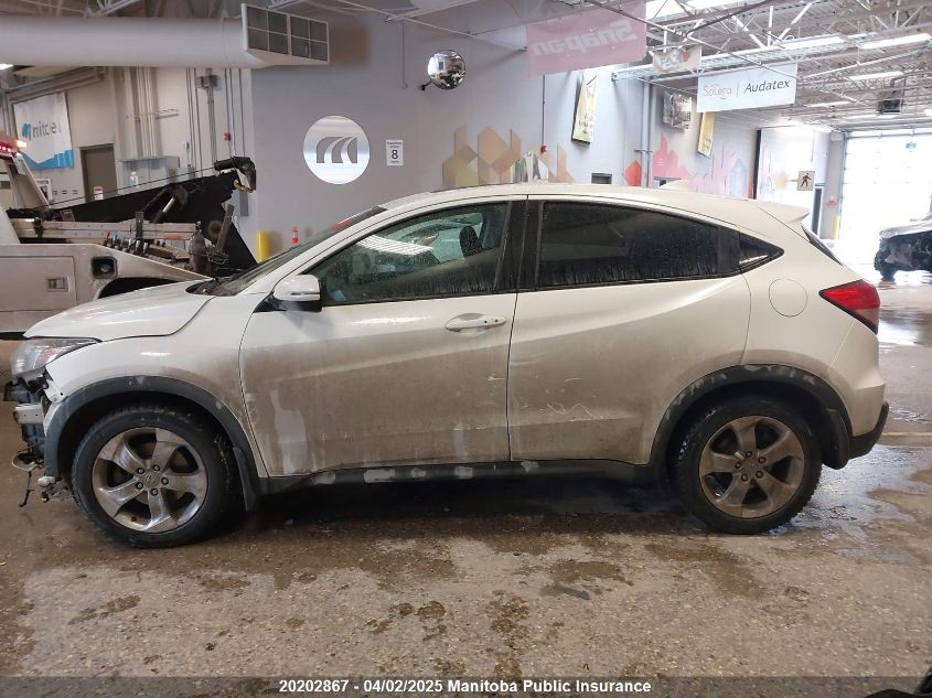 2016 Honda Hr-V Lx VIN: 3CZRU5H50GM102991 Lot: 20202867