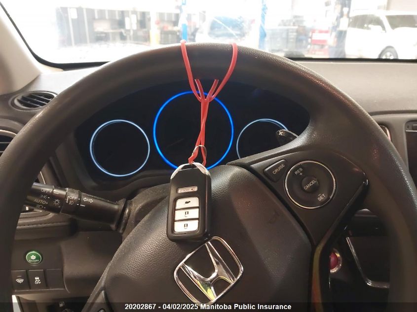 2016 Honda Hr-V Lx VIN: 3CZRU5H50GM102991 Lot: 20202867