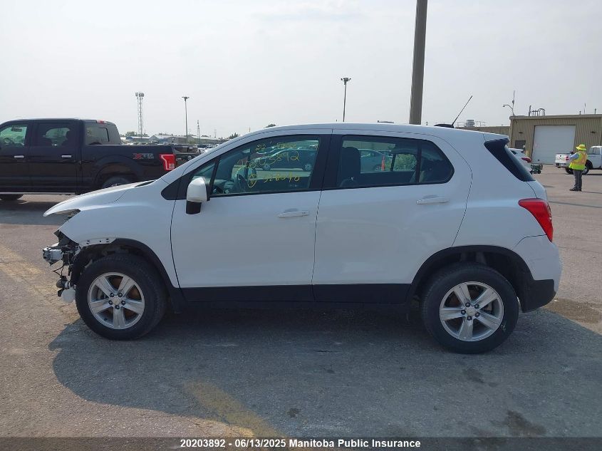 2022 Chevrolet Trax Ls VIN: KL7CJNSM9NB528040 Lot: 20203892
