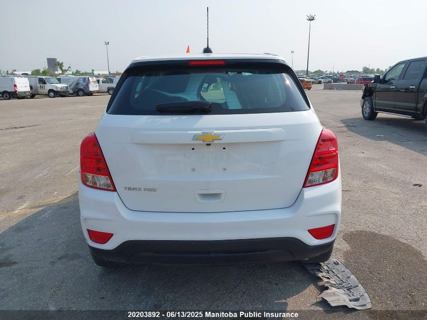 2022 Chevrolet Trax Ls VIN: KL7CJNSM9NB528040 Lot: 20203892