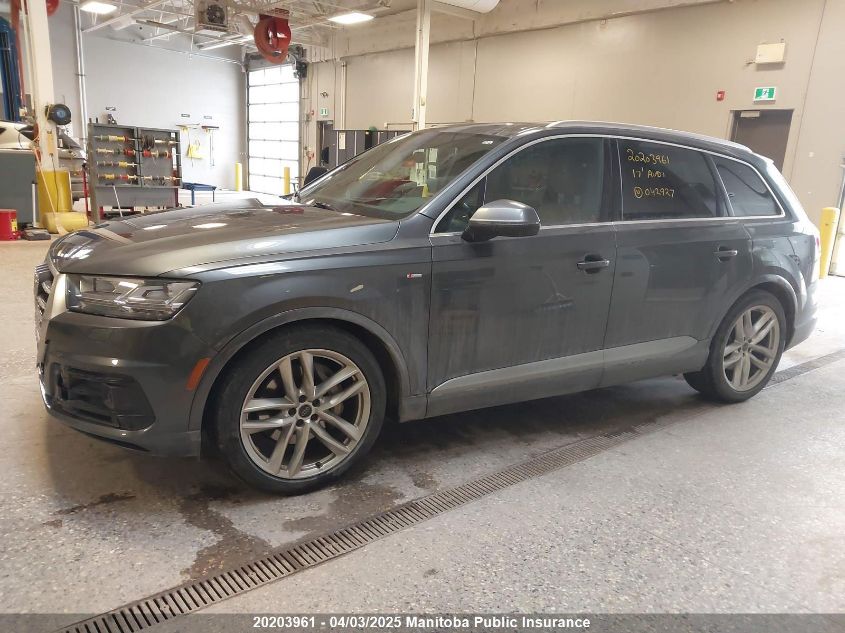2017 Audi Q7 V6 VIN: WA1WAAF70HD042927 Lot: 20203961