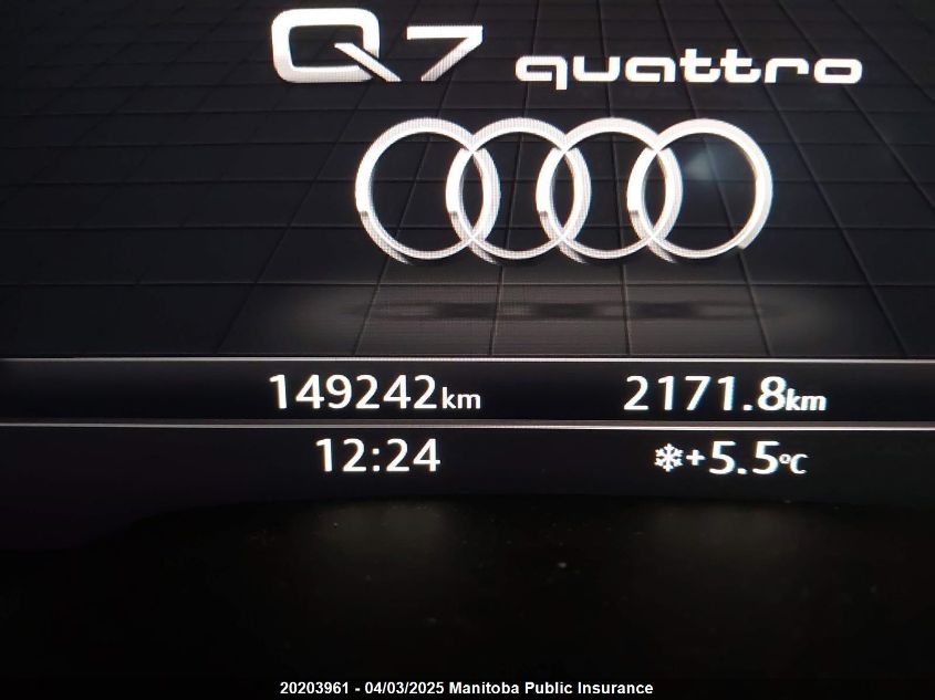 2017 Audi Q7 V6 VIN: WA1WAAF70HD042927 Lot: 20203961