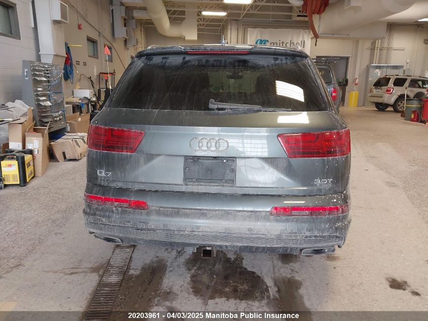 2017 Audi Q7 V6 VIN: WA1WAAF70HD042927 Lot: 20203961