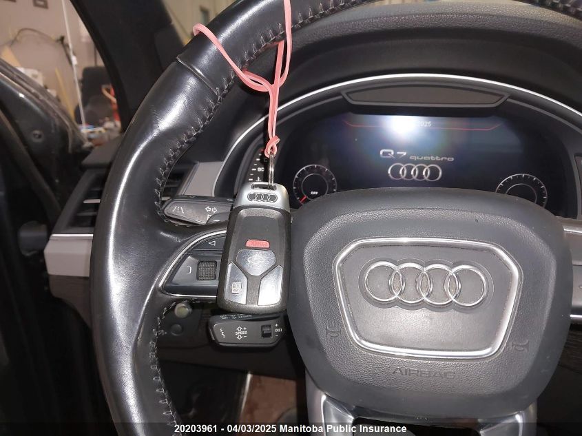 2017 Audi Q7 V6 VIN: WA1WAAF70HD042927 Lot: 20203961