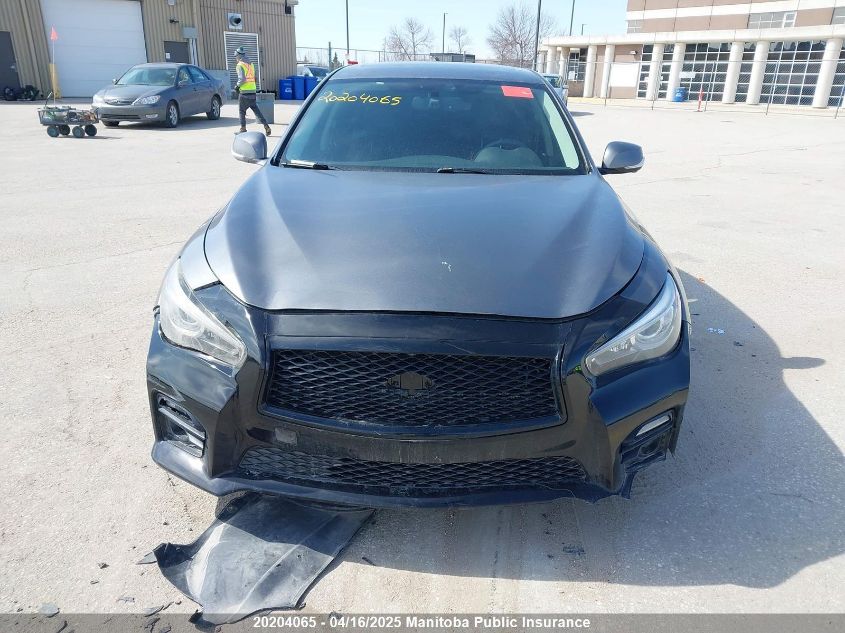2015 Infiniti Q50 VIN: JN1BV7ARXFM414956 Lot: 20204065