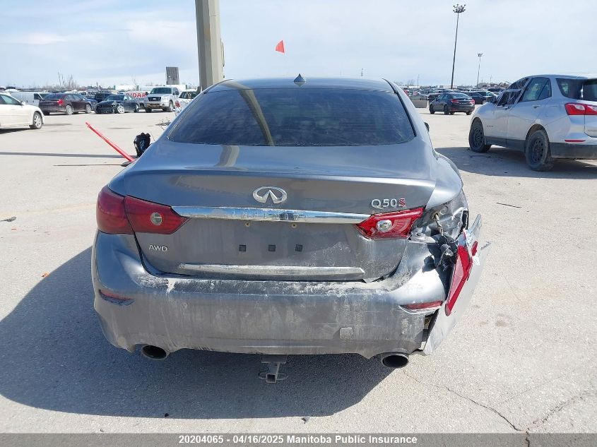 2015 Infiniti Q50 VIN: JN1BV7ARXFM414956 Lot: 20204065