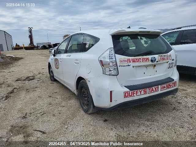 2014 Toyota Prius V VIN: JTDZN3EU3E3348483 Lot: 20204265