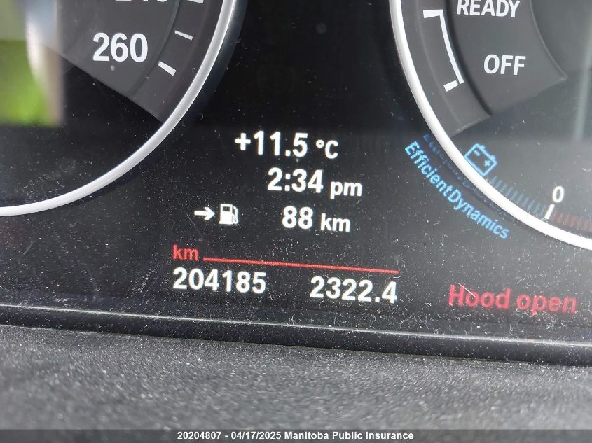 2014 BMW 328I xDrive VIN: WBA3B3C52EJ982211 Lot: 20204807