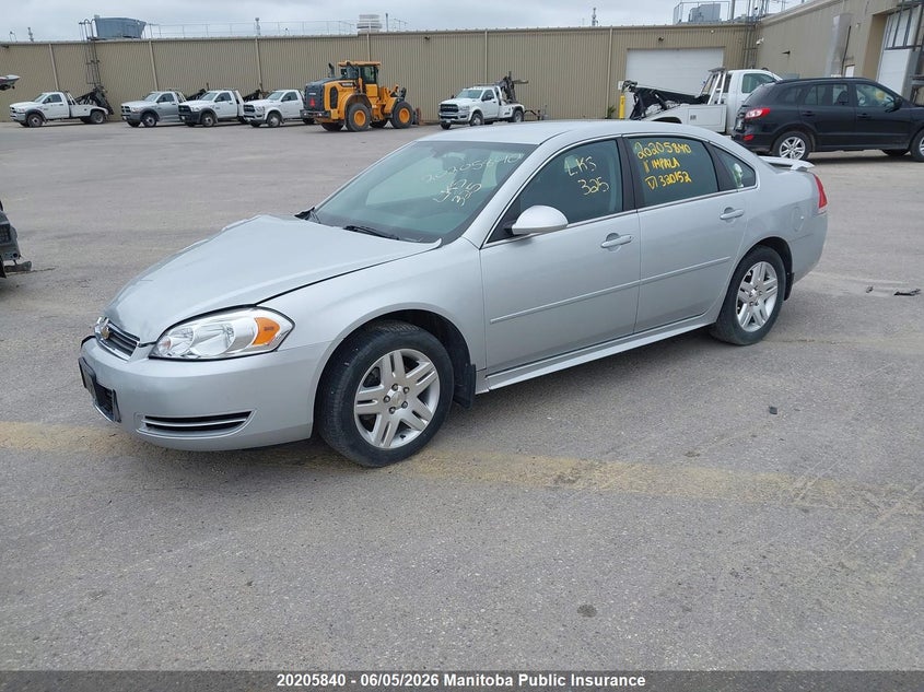 Vin: 2g1wb5ek5b1320152, lot: 10215825, chevrolet impala lt v6 20112