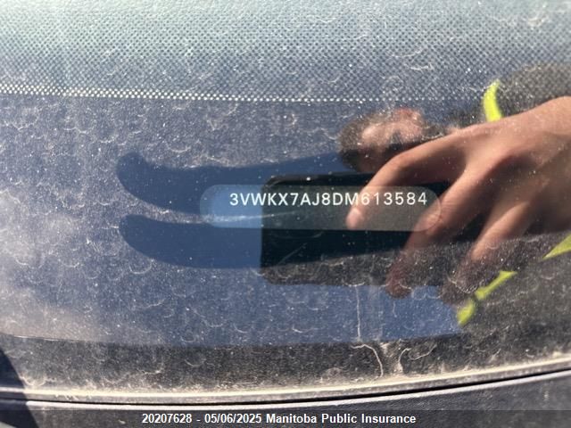 2013 Volkswagen Golf 2.5 VIN: 3VWKX7AJ8DM613584 Lot: 20207628