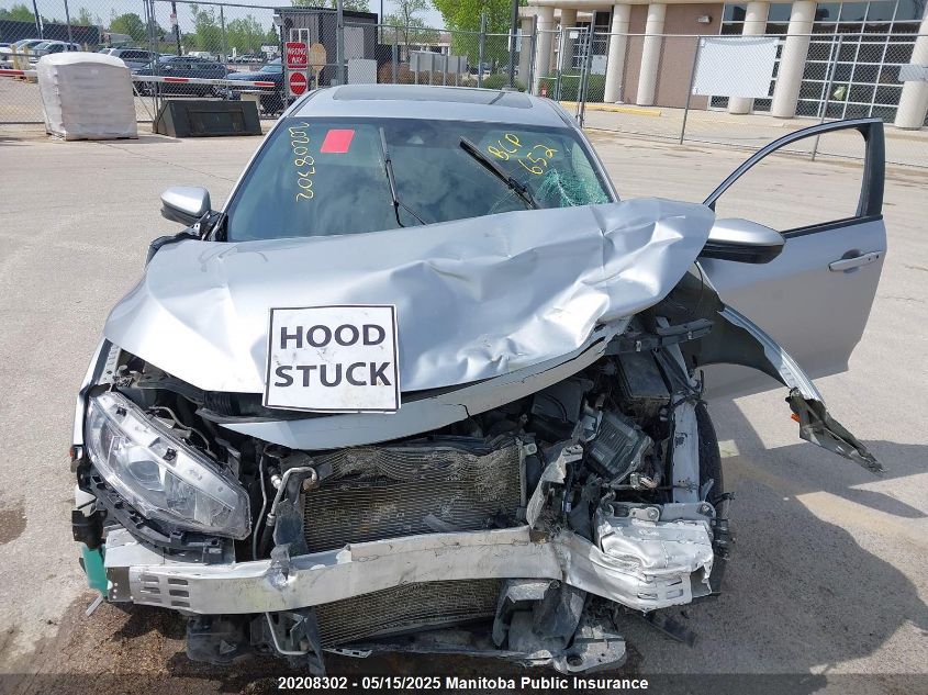 2018 Honda Civic Ex VIN: 2HGFC2F82JH027208 Lot: 20208302