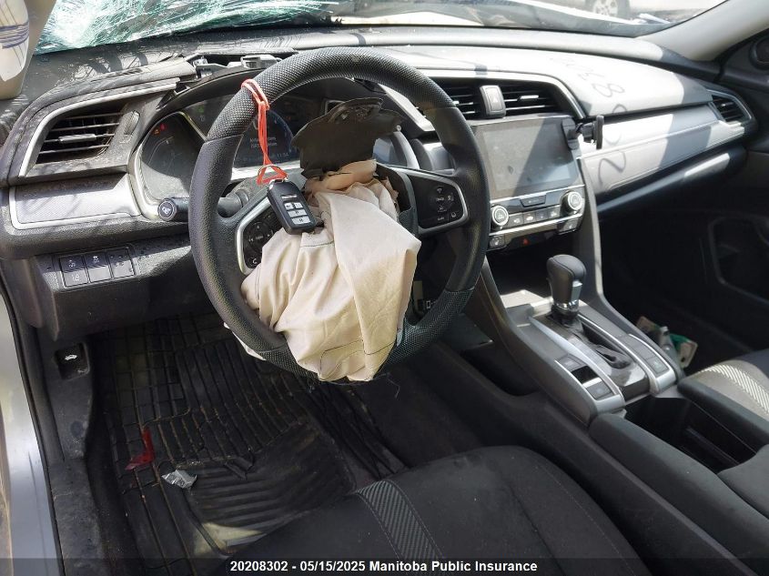 2018 Honda Civic Ex VIN: 2HGFC2F82JH027208 Lot: 20208302