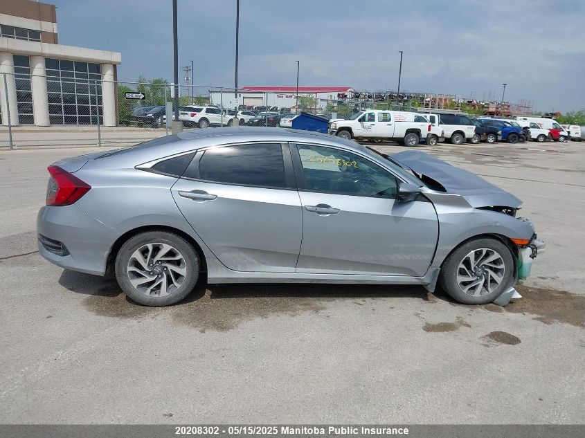 2018 Honda Civic Ex VIN: 2HGFC2F82JH027208 Lot: 20208302