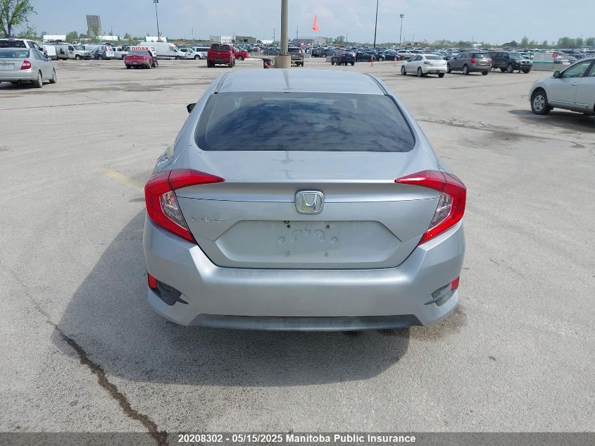 2018 Honda Civic Ex VIN: 2HGFC2F82JH027208 Lot: 20208302