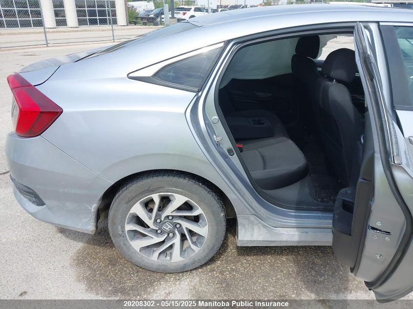 2018 Honda Civic Ex VIN: 2HGFC2F82JH027208 Lot: 20208302