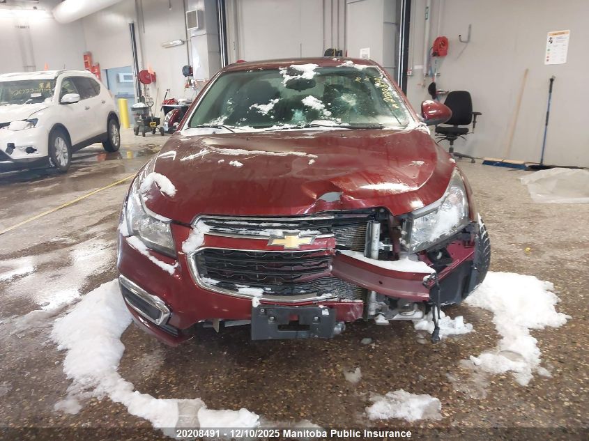 2015 Chevrolet Cruze Lt Turbo VIN: 1G1PC5SB2F7299632 Lot: 20208491