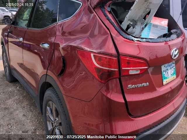 2013 Hyundai Santa Fe VIN: 5XYZUDLB5DG111840 Lot: 20209830