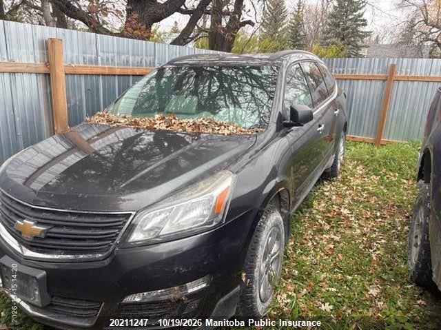 Vin: 1gnkrfed3hj330063, lot: 10221232, chevrolet traverse ls 20172