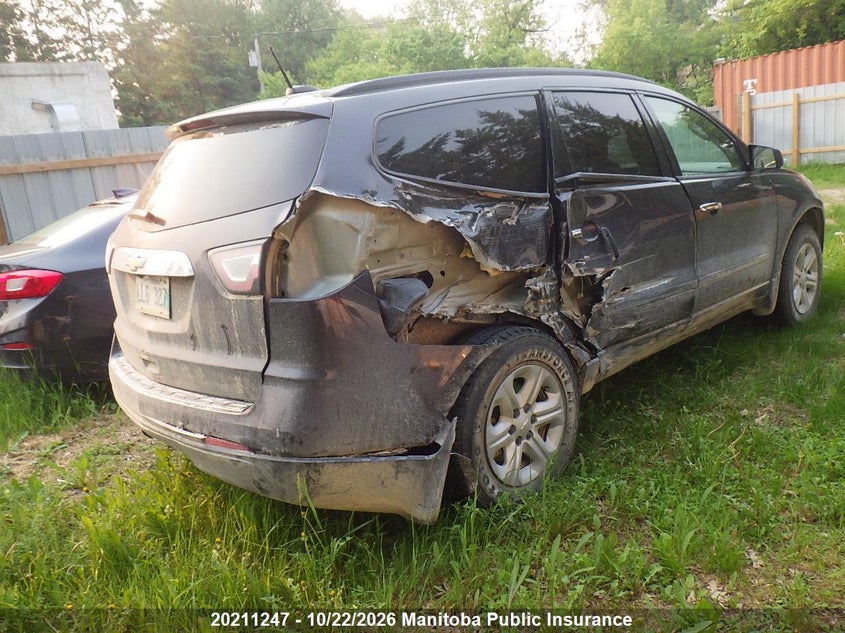 Vin: 1gnkrfed3hj330063, lot: 10221232, chevrolet traverse ls 20174