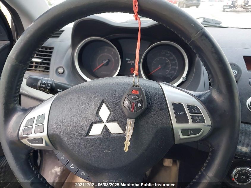 2010 Mitsubishi Lancer Gts VIN: JA32U8FW9AU602606 Lot: 20211702