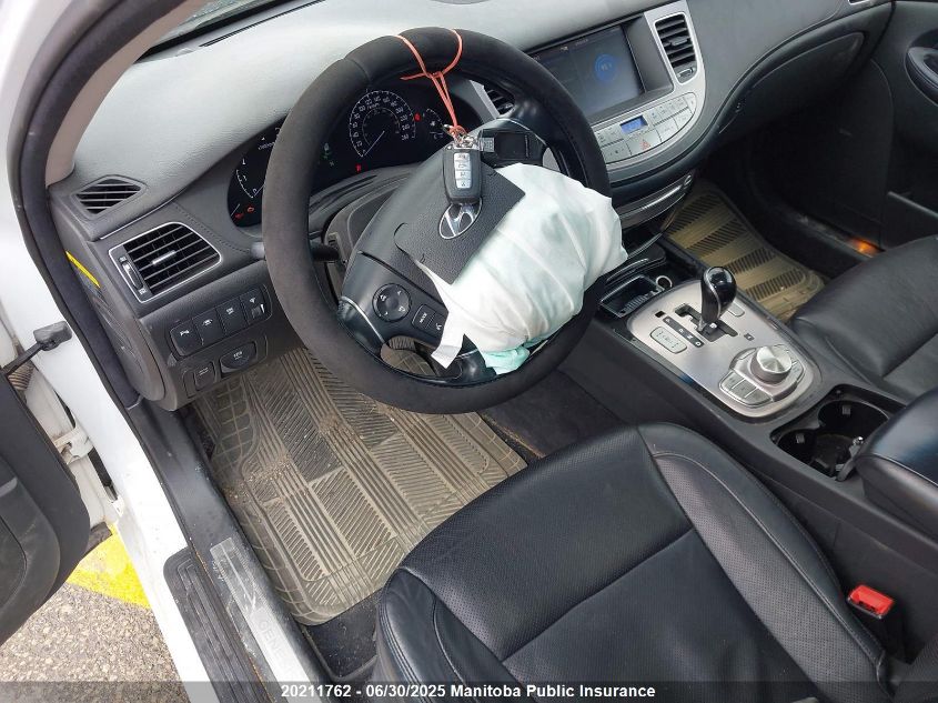 2012 Hyundai Genesis V6 VIN: KMHGC4DD7CU195307 Lot: 20211762