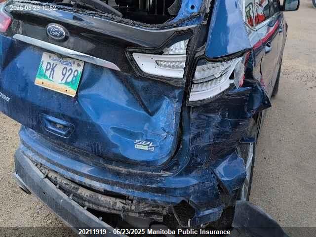 2020 Ford Edge Sel VIN: 2FMPK4J97LBA61941 Lot: 20211919