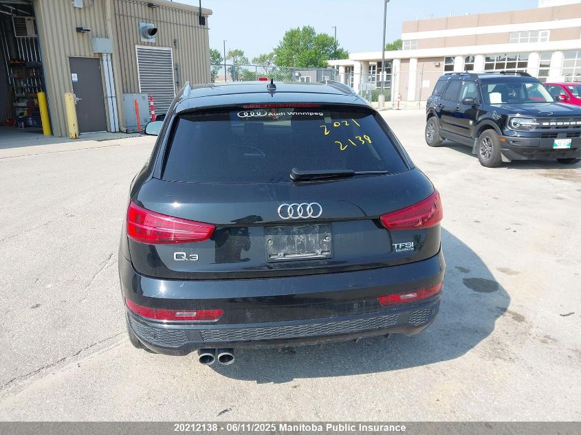2018 Audi Q3 VIN: WA1GCCFS3JR010349 Lot: 20212138