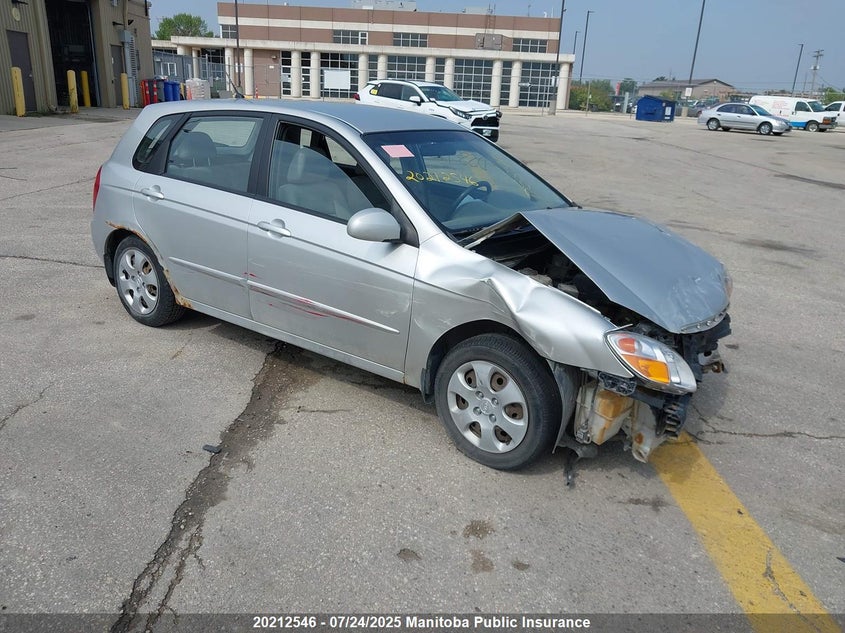 2008 Kia Spectra 5 Lx VIN: KNAFE161785523111 Lot: 20212546