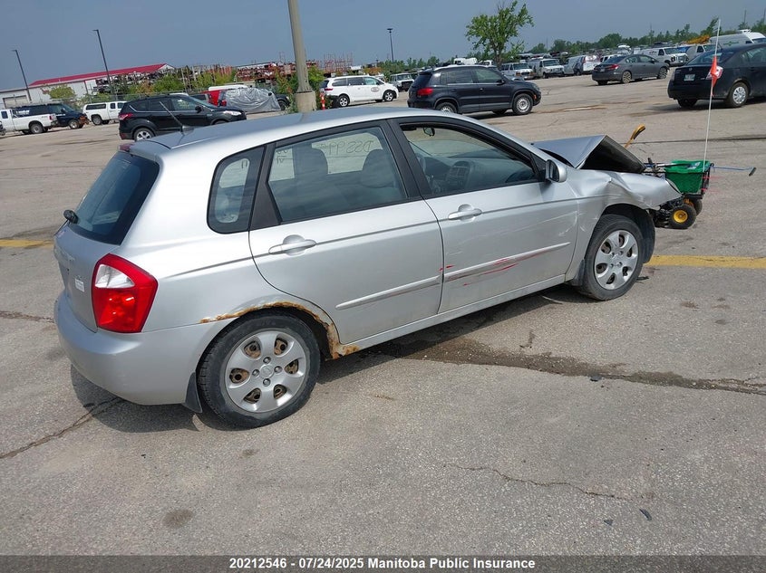 2008 Kia Spectra 5 Lx VIN: KNAFE161785523111 Lot: 20212546